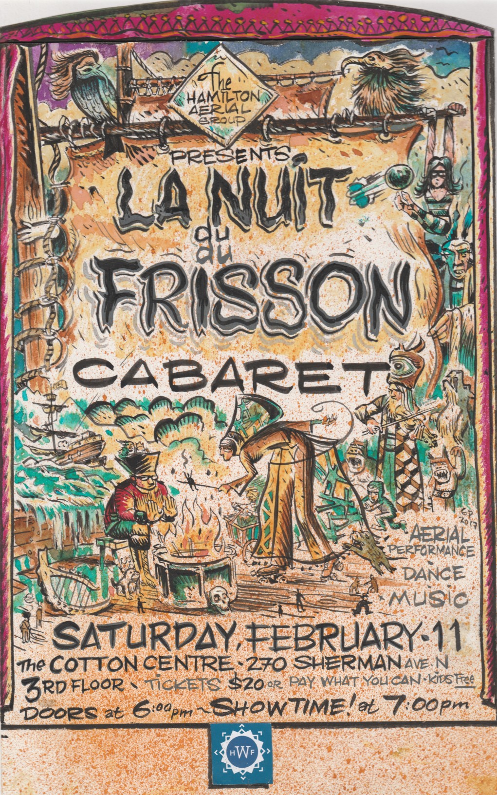 La Nuit Du Frisson Cabaret 2017