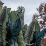 Stilt creature roams at Dundurn Castle in Hamilton